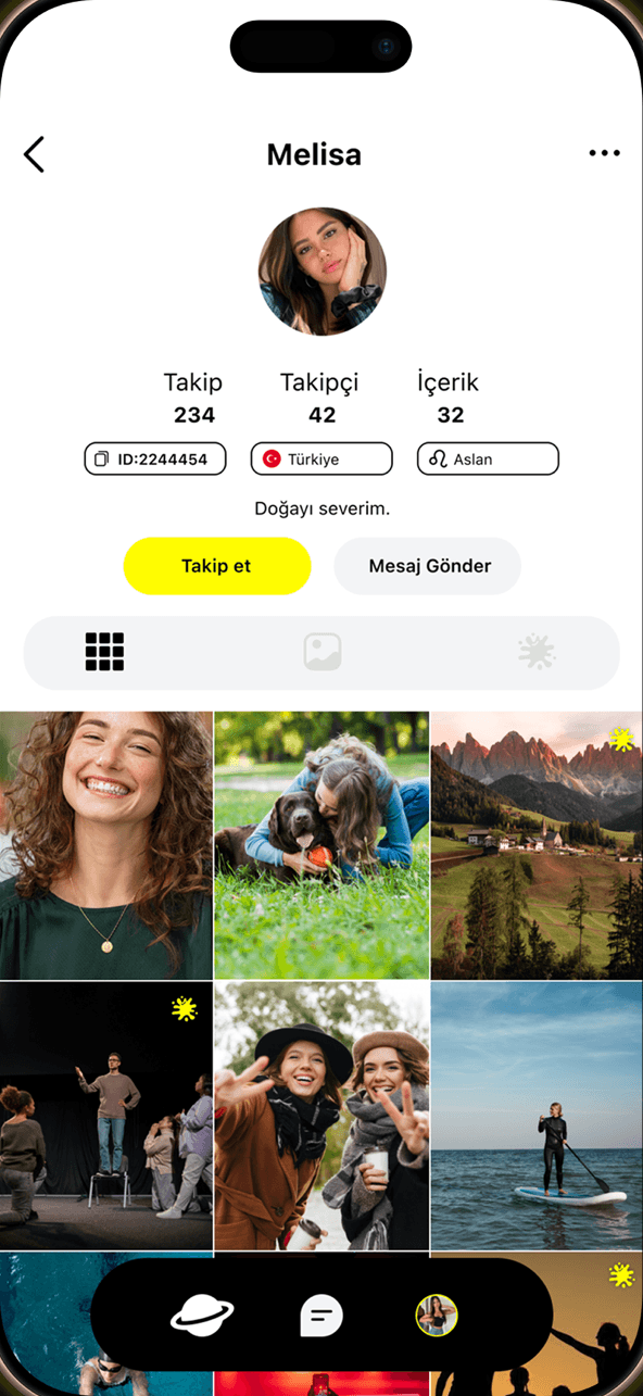 Your profile: everything you post and everything you save